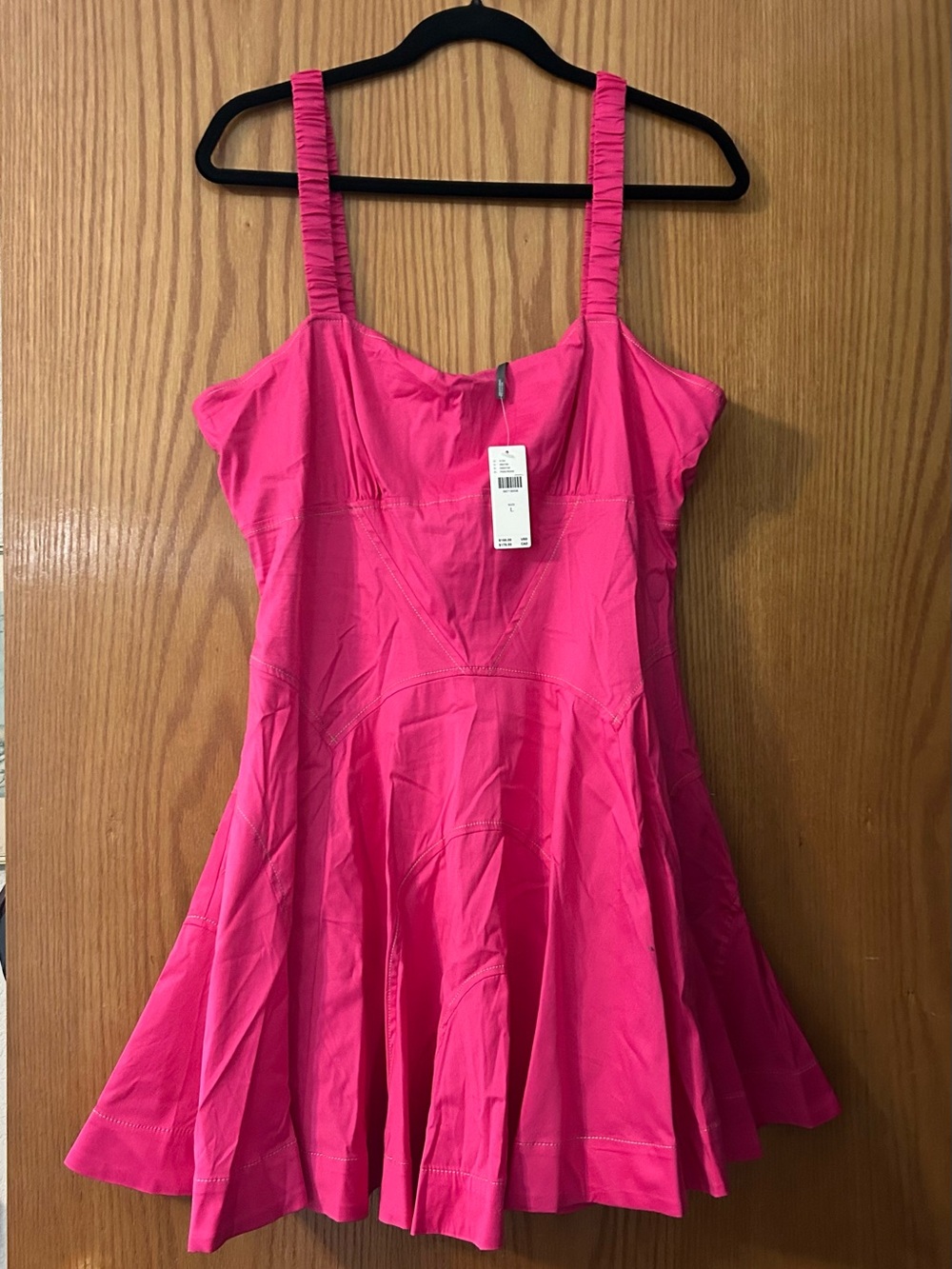 Anthropologie Hot Pink Sundress